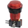 Botón para maquinita luminoso color rojo con microswitch
