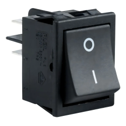 Rocker switch 30x25mm color negro
