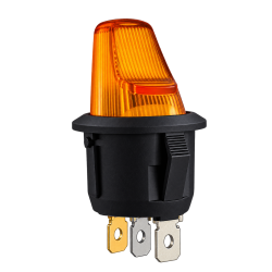 ROCKER SWITCH CON PALANCA ILUMINADA COLOR AMARILLO