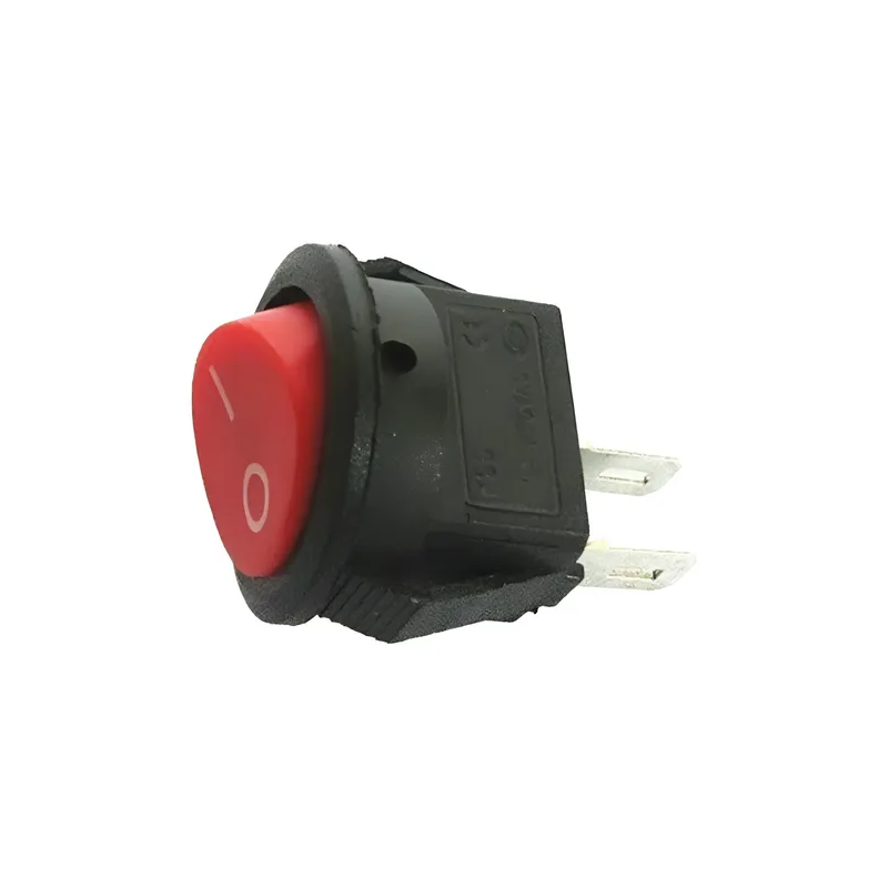 Rocker Switch redondo color rojo 15mm