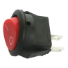 Rocker Switch redondo color rojo 15mm