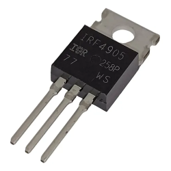 IRF4905 MOSFET de Potencia Canal P -55V, -74A