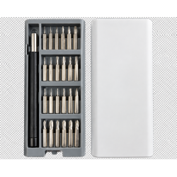 Kit de destornillador de precisión con 24 puntas intercambiables y estuche