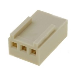 Conector Molex 2.54mm 3 P. HEMBRA RECTO