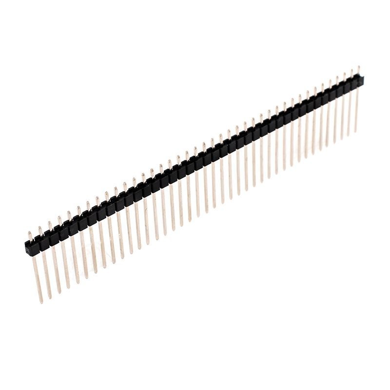Header macho 2.54mm 40X1 posiciones extra largo.