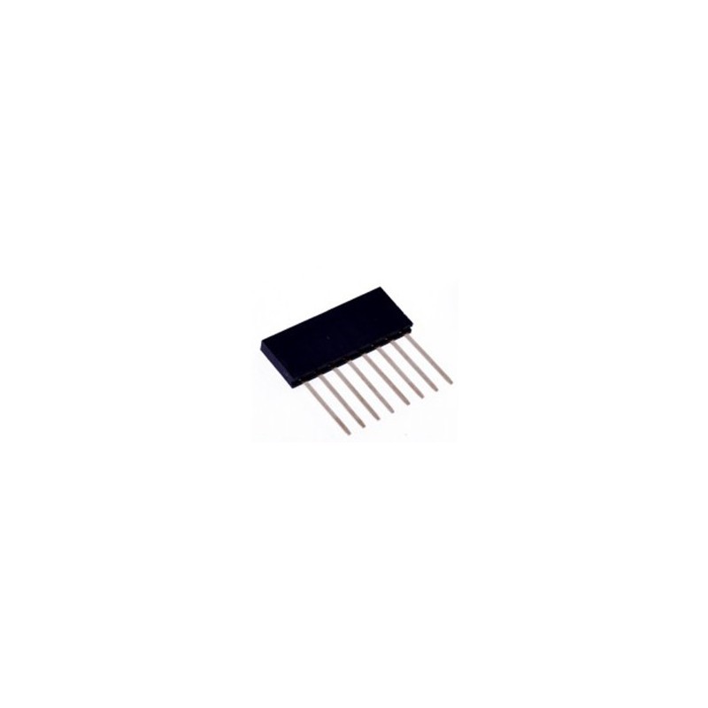 Header hembra 8X1 ARDUINO 2.54mm.
