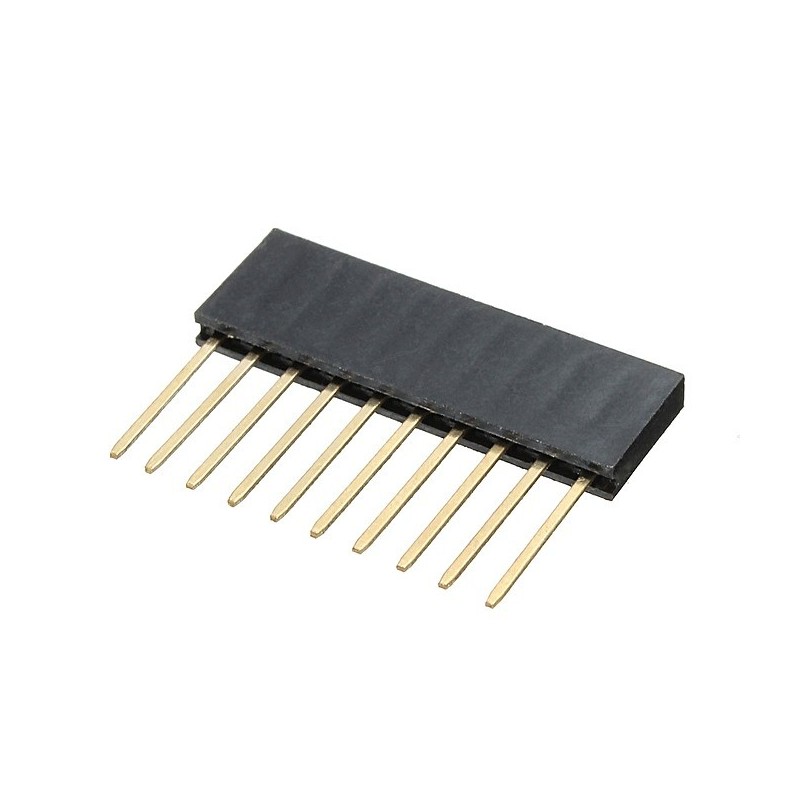 Header hembra 10X1 ARDUINO 2.54mm.