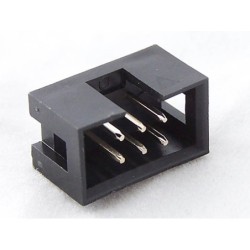 Conector IDC macho 3X2 2.54mm.
