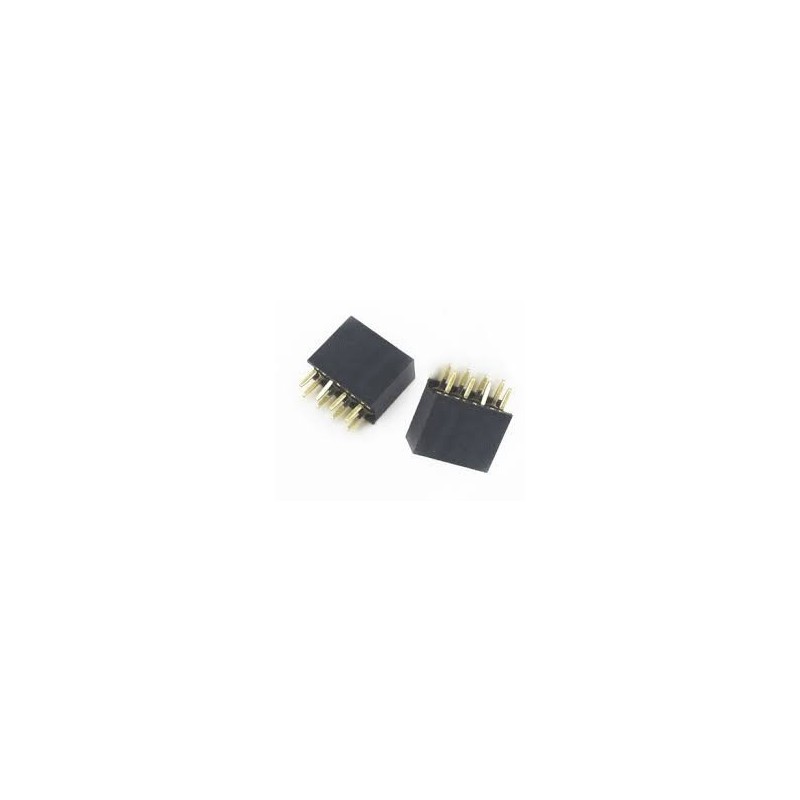 Header 4x2 hembra 2.54mm.