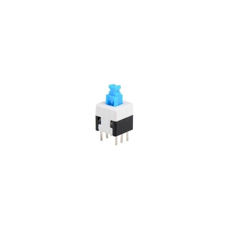 Push button Th SPST  6 pines con enclave