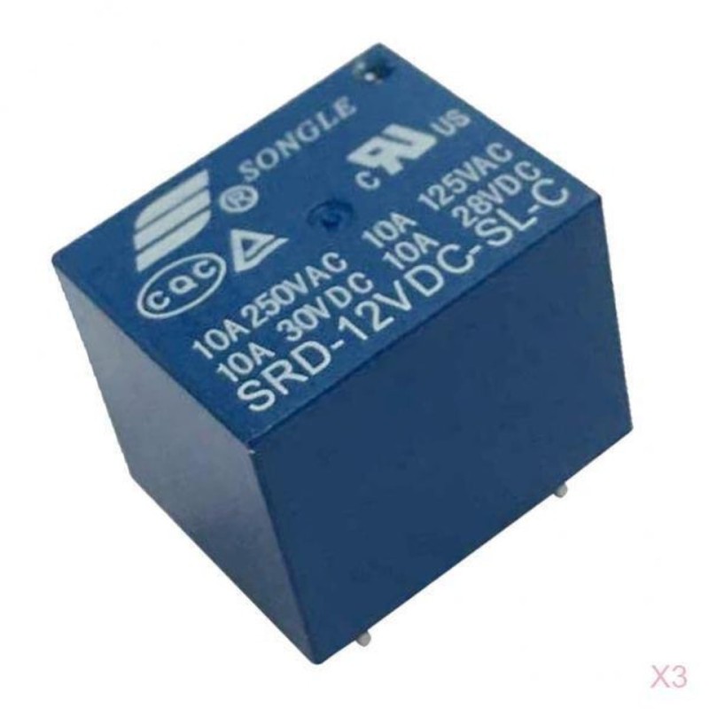 Relevador SRD-12VDC-SL-C 12 V SPDT 10 A