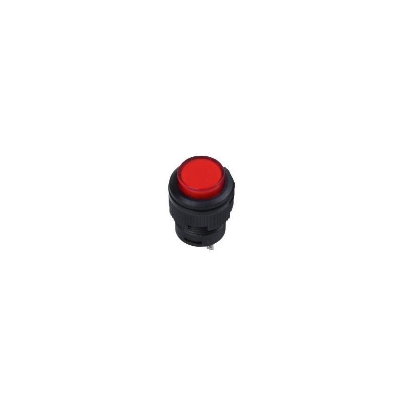 Push Button con led 3A 250VAC