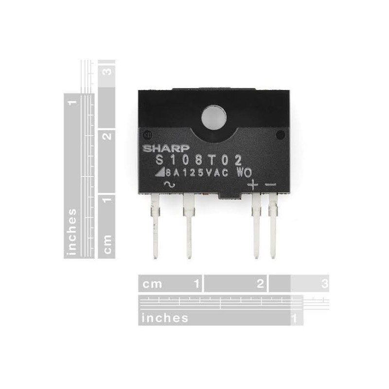 S208T02 Relevador Estado Sólido 8A 1.4V