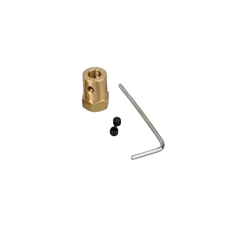 Cople para eje (3-6mm)