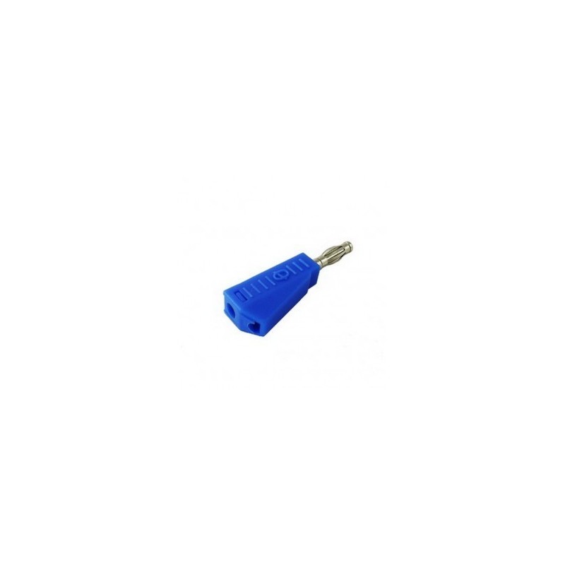 Banana Plug Azul.