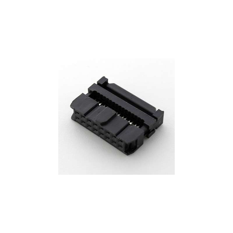 Conector IDC 8x2 hembra.