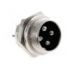 Conector circular 4 posiciones.