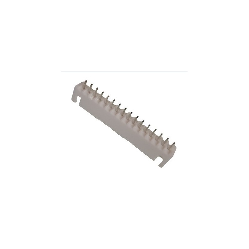 Conector JST 2.54mm 16 posiciones Macho Recto.