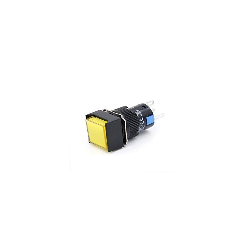 Switch cuadrado SPDT (amarillo)