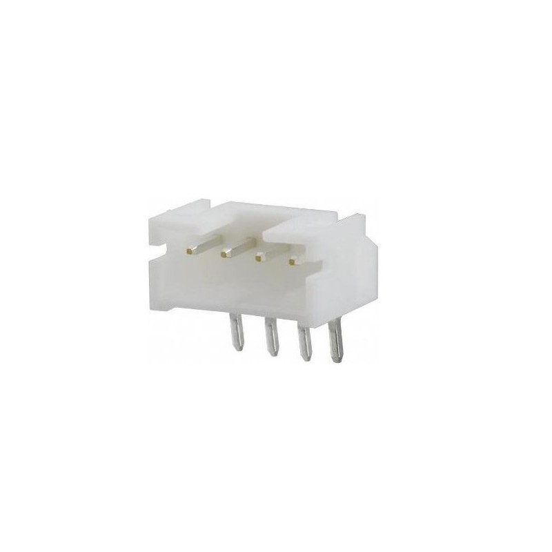 Conector JST 2mm 4 posiciones en ángulo.