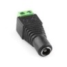 Adaptador de alimentación 2.1mm hembra a bornera.