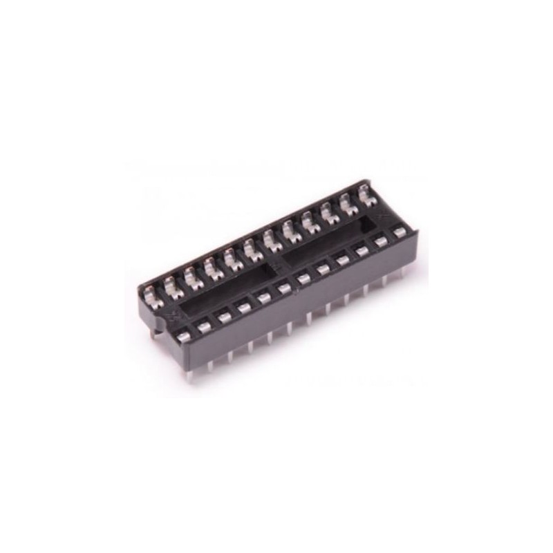 Base para circuito integrado de 24 posiciones.