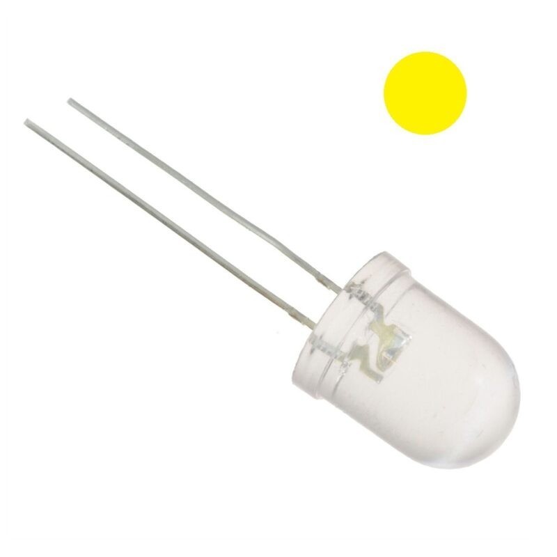 LED ultrabrillante amarillo 10mm