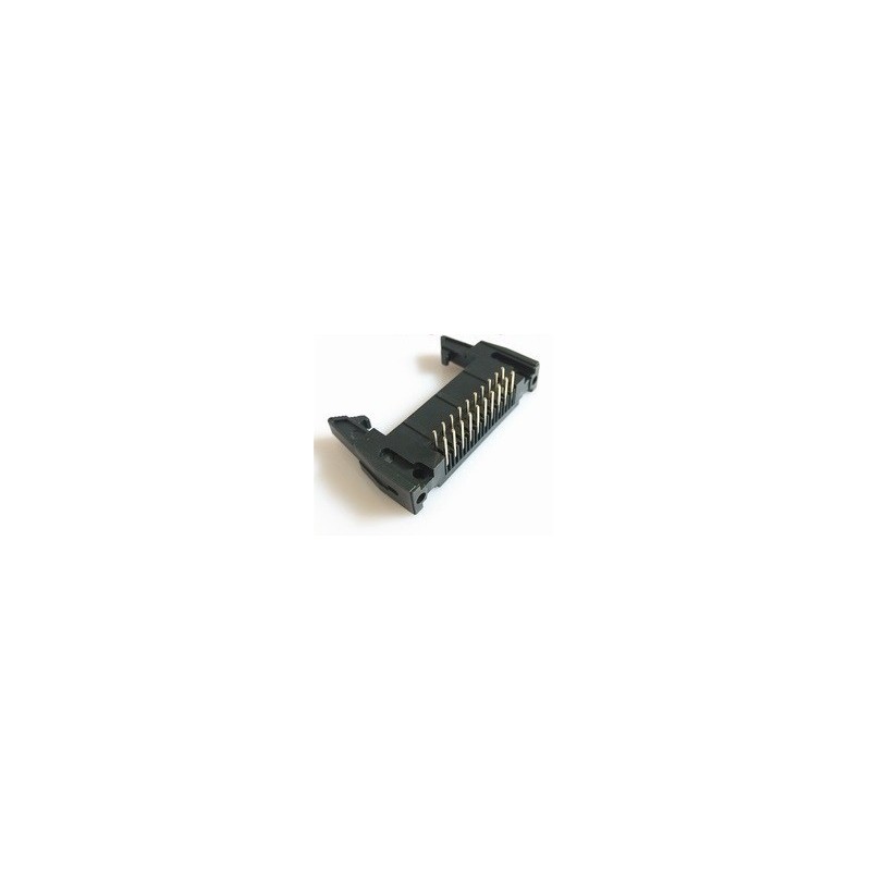Conector IDC 10x2 en ángulo 2.54 mm
