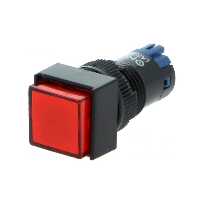 Switch cuadrado SPDT (rojo)