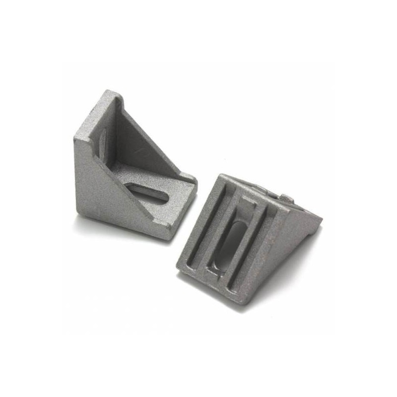 Escuadra para perfil de aluminio estructural 20x20