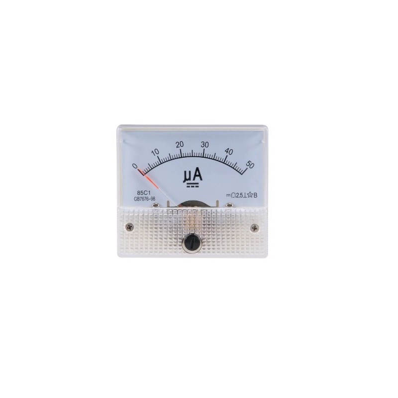 Amperímetro Análogo 85c 1 Dc 0-100ua