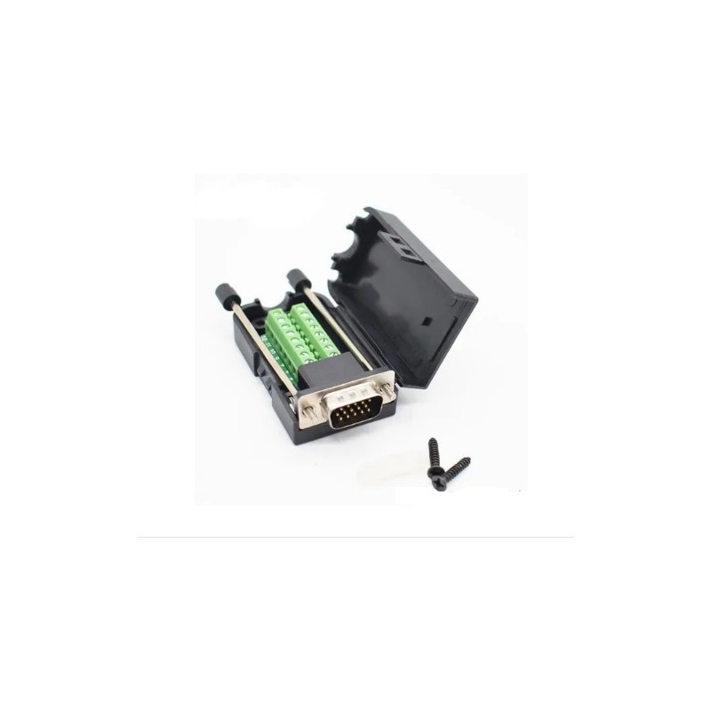 Conector macho DB15 AVG RS232