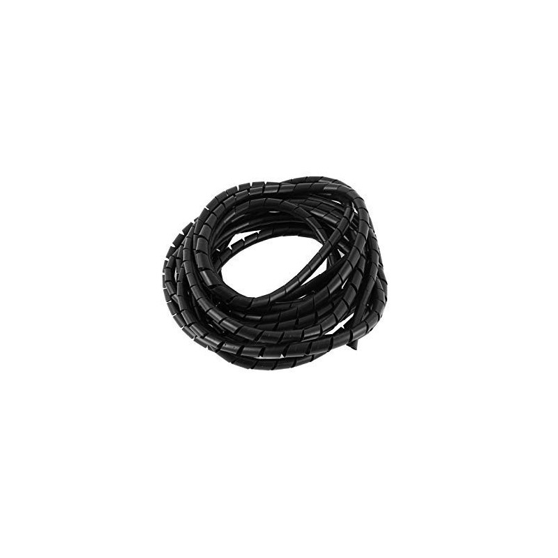 Organizador de cables espiral negro 8mm a 10mm