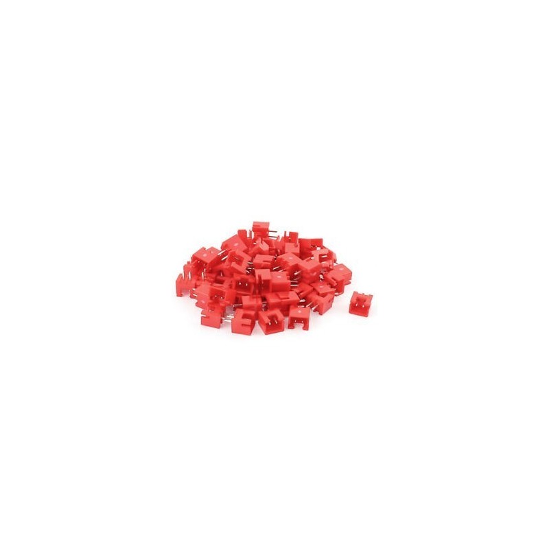 Conector JST 2 P. 2.54mm MACHO (ROJO)