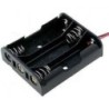 Porta bateria para 3 baterias AA
