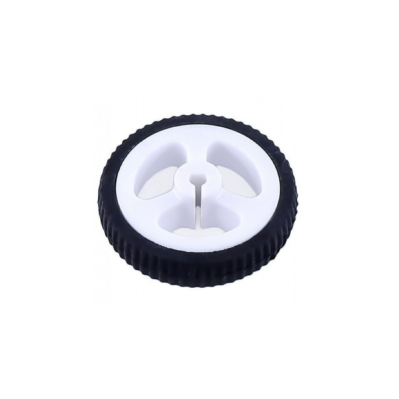 Llantas 32x7 mm color blanco para eje D de 3mm