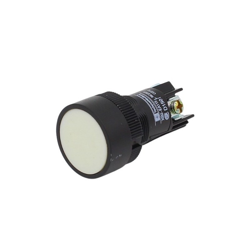 Pulsador de panel 22mm color blanco