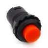 Botón con enclave redondo 12mm rojo SPDT 3A 125VAC