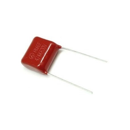 Capacitor de poliéster Th 470nF 630V