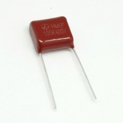 Capacitor de poliéster Th 1uF 100V