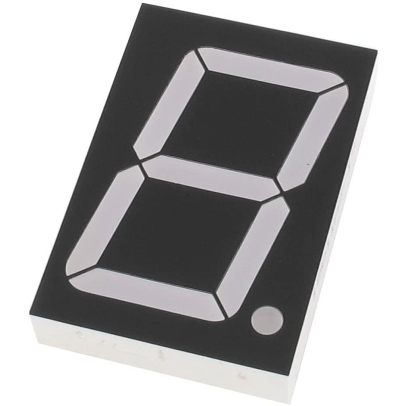 Display 7 segmentos color verde cátodo común 1.8 inch