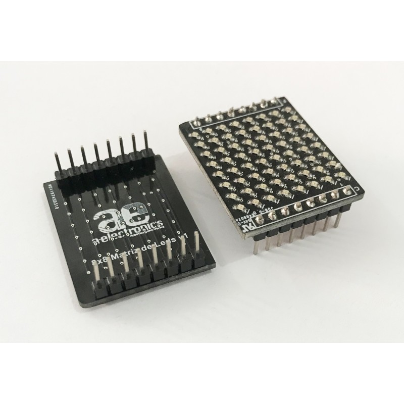 Matriz de Leds 8x8 (led ultrabrillante rojo SMD 0603) 31x25mm