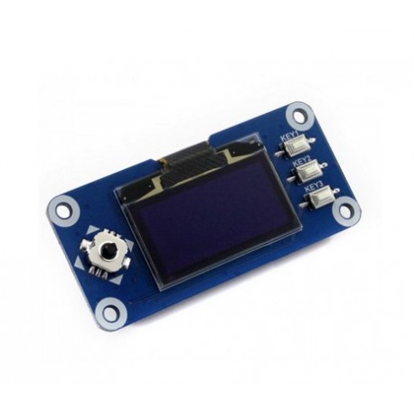 128x64, 1.3inch OLED display HAT for Raspberry Pi