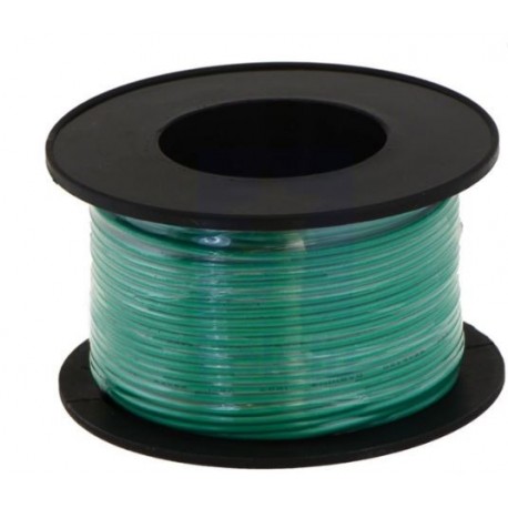 Carrete con 12 metros de cable VERDE calibre 20 AWG (Pololu 2655)