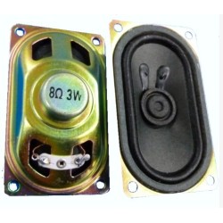 Bocina rectángular 16 ohm 3W