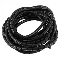 Organizador de cables espiral negro 8mm a 10mm
