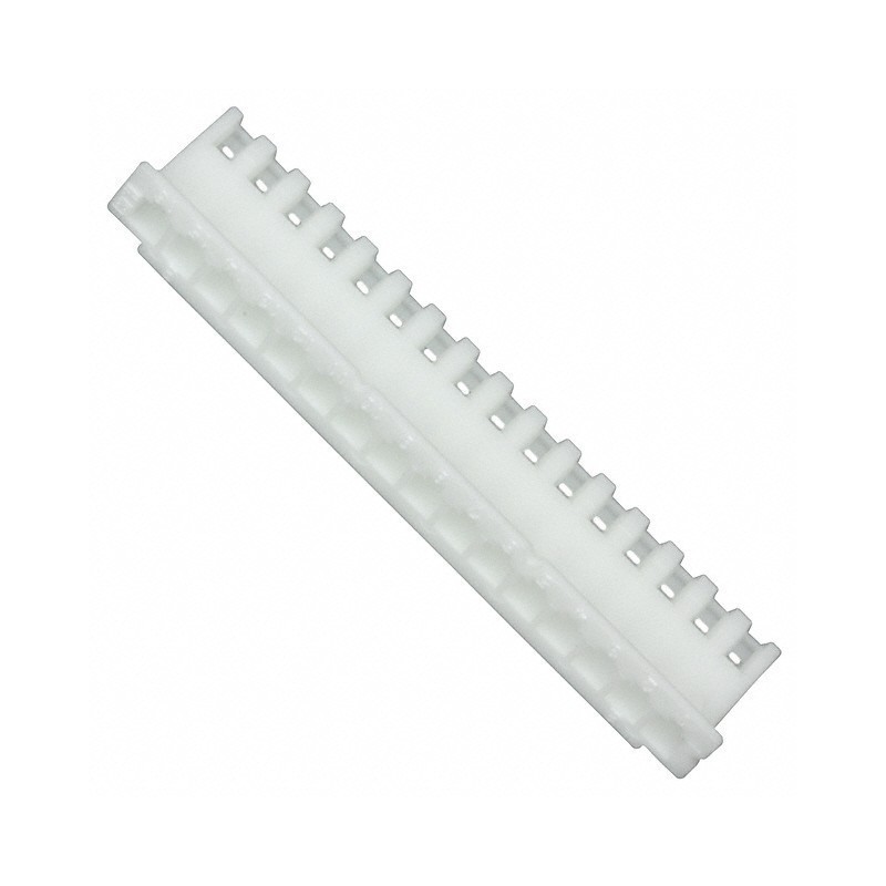 Conector JST 2.54mm 16 posiciones hembra.