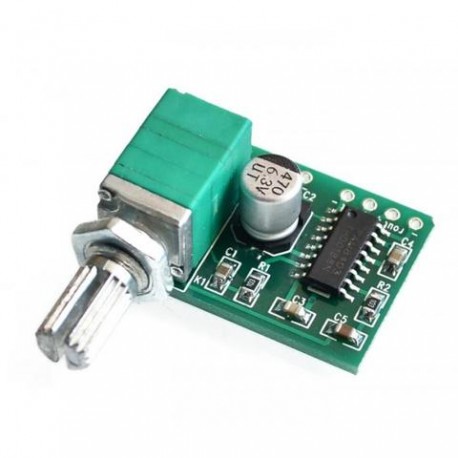 Mini Amplificador 5V con Control de Volumen PAM8403