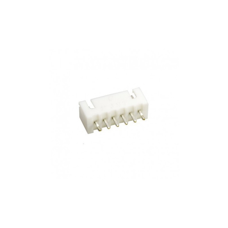 Conector JST 6 posiciones 2mm Macho recto