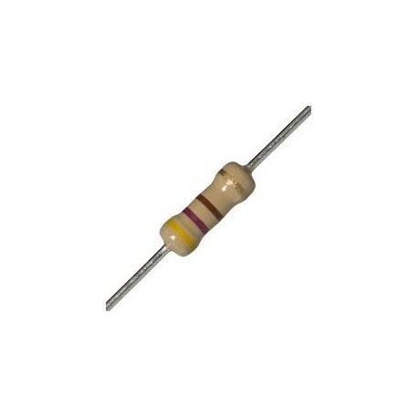 Resistencia Th 1/4 Watt 1 ohm